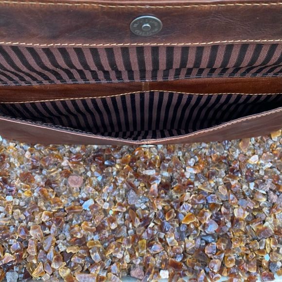 NWT New! Jack Georges Brown Voyager Zip Leather Briefcase w/Front Flap Pocket - Picture 11 of 16